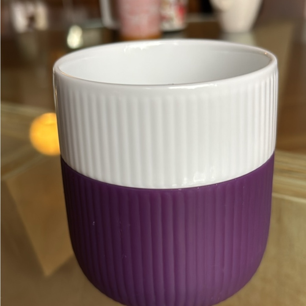 Royal Copenhagen Purple and White Mug